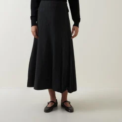 Hot Pinstripe Pleated Skirt Women Skirts