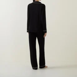 Sale Piped Pyjama Set Women Sleepwear