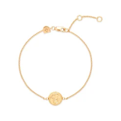 Clearance Pisces Zodiac Pendant 18k Gold-Plated Bracelet Women Bracelets