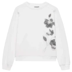 Hot Placement Floral Sweatshirt Women Sweatshirts & Hoodies