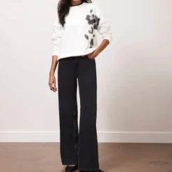 Hot Placement Floral Sweatshirt Women Sweatshirts & Hoodies