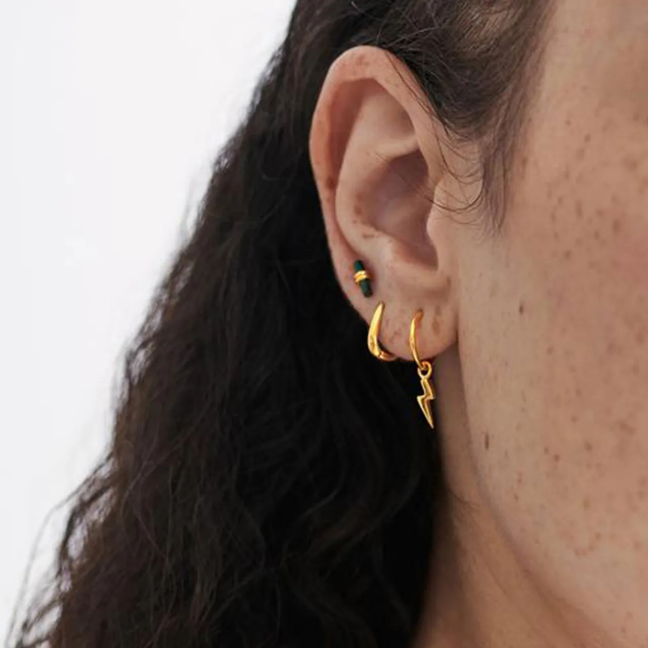 Online Plain Claw Huggies Women Earrings