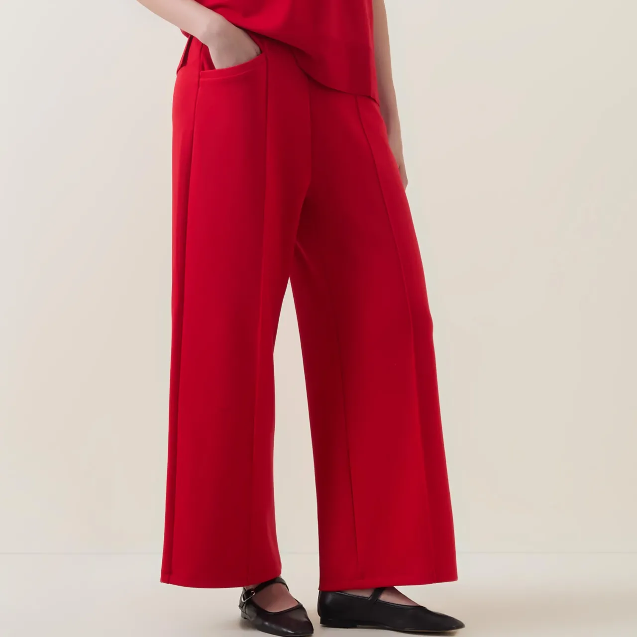New Pleated Wide Leg Trousers Women Trousers & Shorts