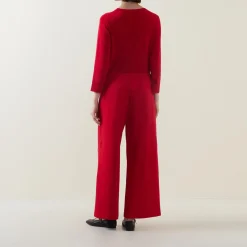 New Pleated Wide Leg Trousers Women Trousers & Shorts