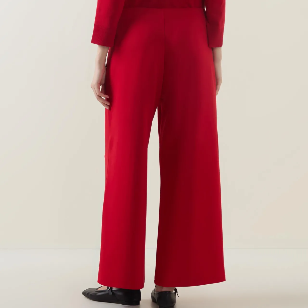 New Pleated Wide Leg Trousers Women Trousers & Shorts