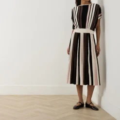 New Pleiadi Stripe Skirt Women Skirts