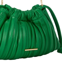 New Plisse Drawstring Crossbody Bag Women Crossbody Bags