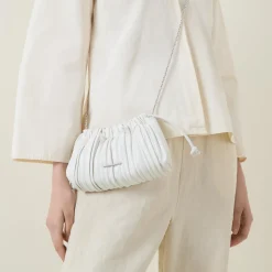 Outlet Plisse Drawstring Crossbody Bag Women Crossbody Bags