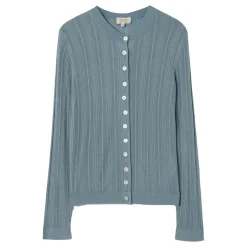 Online Pointelle Cable-Knit Cardigan Women Sweaters & Cardigans