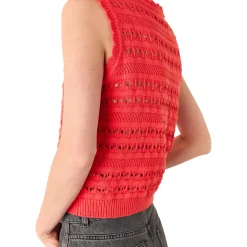 Online Pointelle Knit Vest Women Sweaters & Cardigans