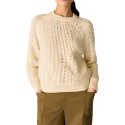 Best Pointelle Knitted Sweater Women Sweaters & Cardigans