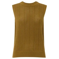 Online Pointelle Knitted Tank Top Women Sweaters & Cardigans