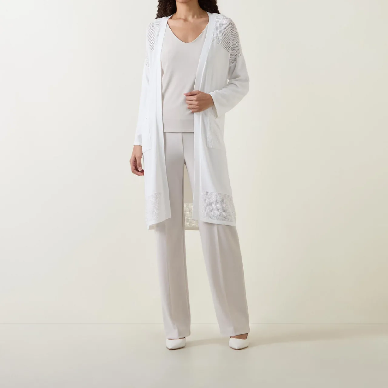 Best Pointelle-Stitch Cardigan Women Sweaters & Cardigans
