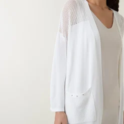 Best Pointelle-Stitch Cardigan Women Sweaters & Cardigans