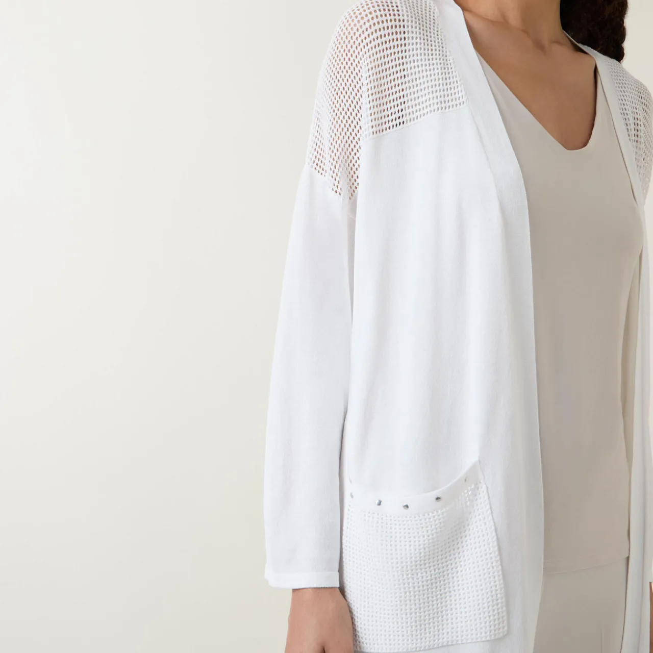Best Pointelle-Stitch Cardigan Women Sweaters & Cardigans