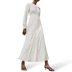Clearance Polka Dot Tie Back Dress Women Dresses
