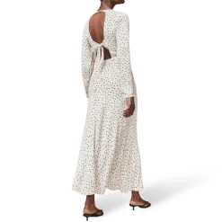 Clearance Polka Dot Tie Back Dress Women Dresses