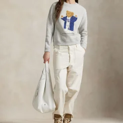 Hot Polo Bear Logo Sweatshirt Women Sweatshirts & Hoodies
