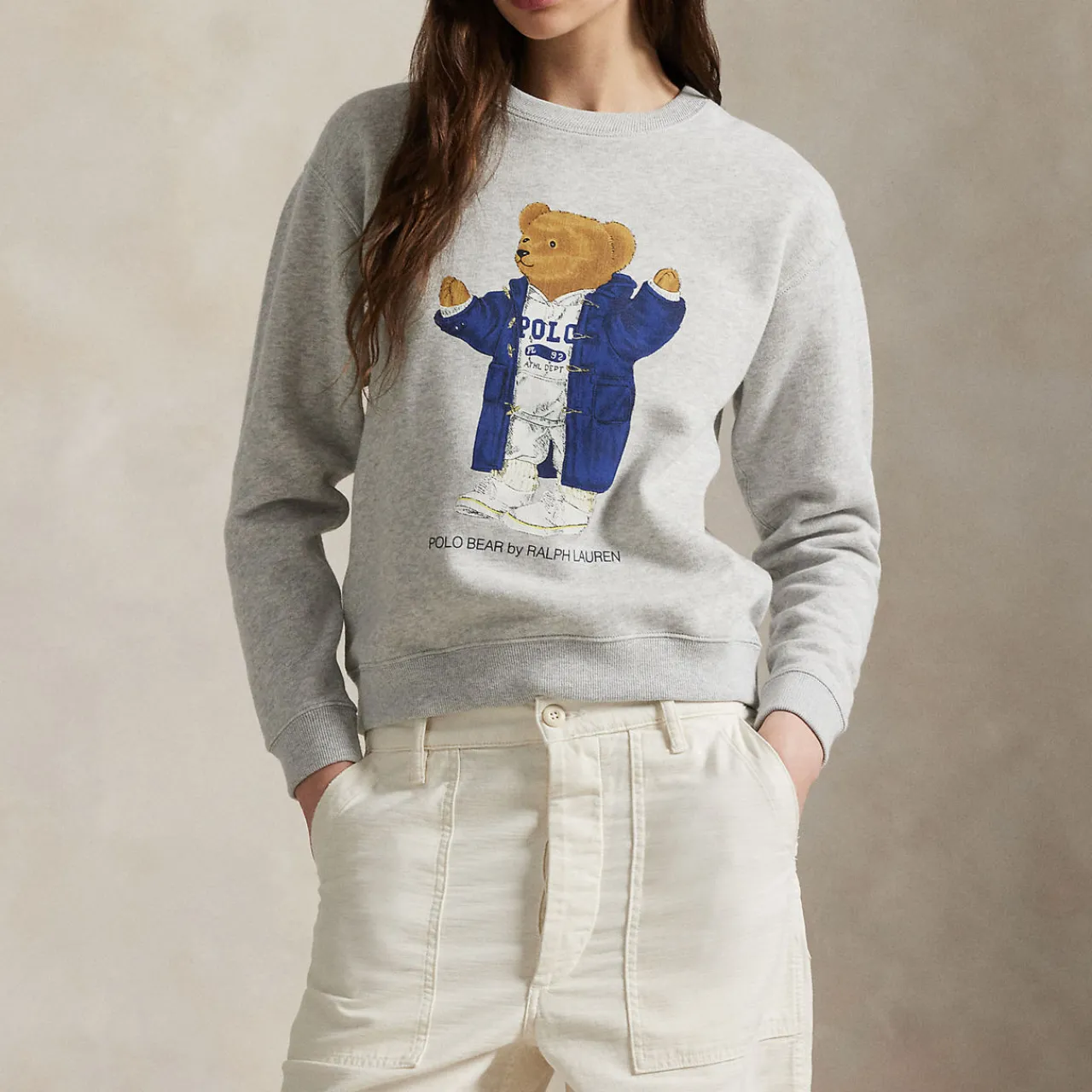 Hot Polo Bear Logo Sweatshirt Women Sweatshirts & Hoodies