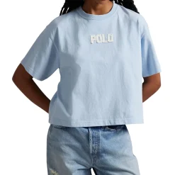 Outlet Polo Logo T-Shirt Women Tops