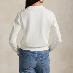 Polo Player Logo Cardigan Women Sweaters & Cardigans