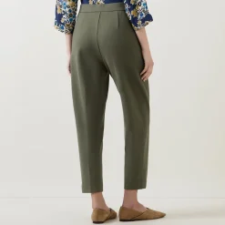 Clearance Pomala Cropped Tapered Trousers Women Trousers & Shorts