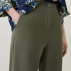 Clearance Pomala Cropped Tapered Trousers Women Trousers & Shorts