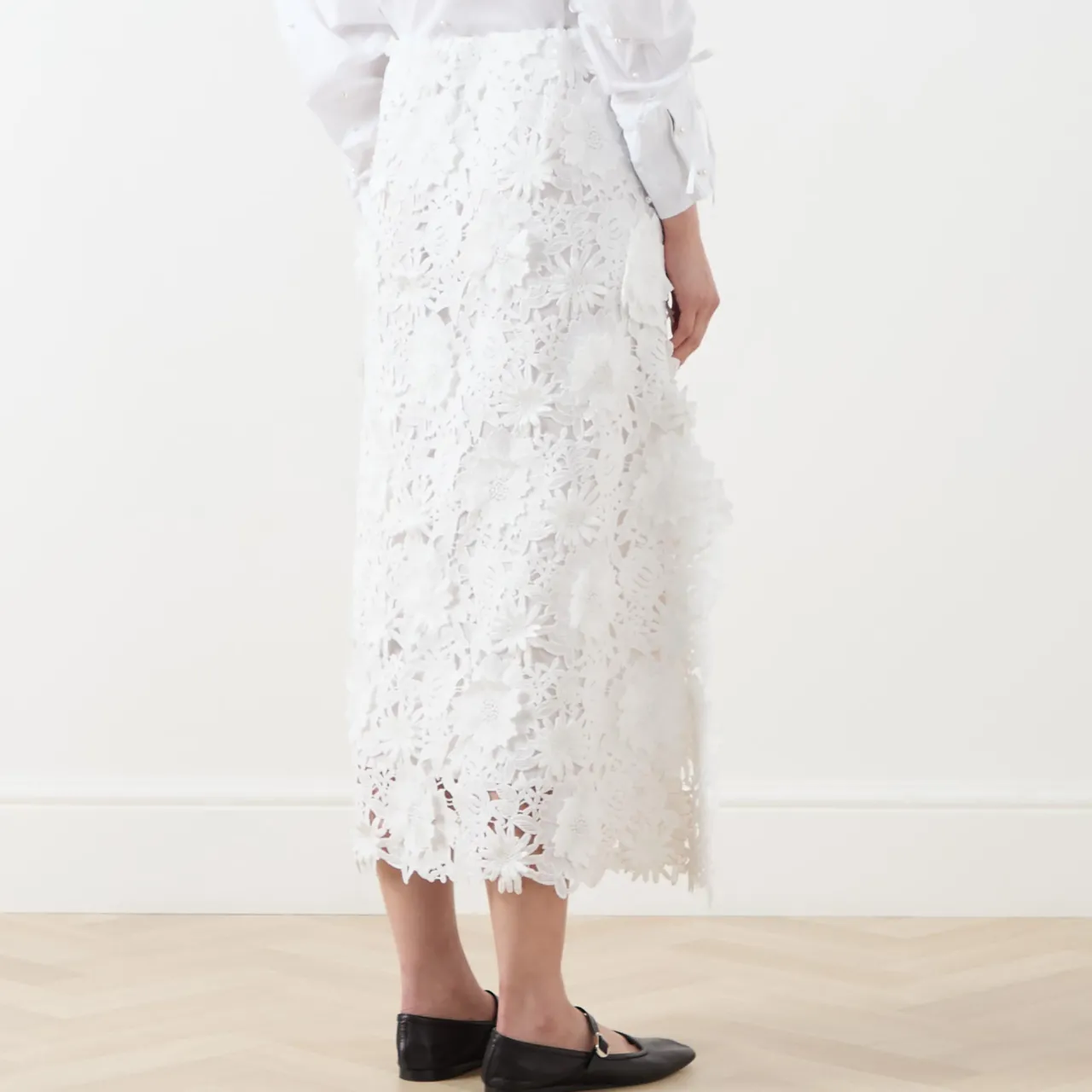 Hot Pomi Floral Skirt Women Skirts