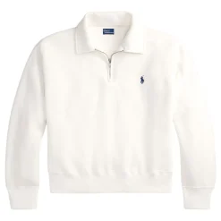 Clearance Pony Player Logo Half-Zip Sweatshirt Women Sweatshirts & Hoodies