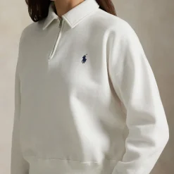 Clearance Pony Player Logo Half-Zip Sweatshirt Women Sweatshirts & Hoodies