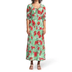 Discount Poppy Print Dress Women Dresses