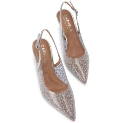 Online Positano 100 Vinyl Slingback Pumps Women Heels