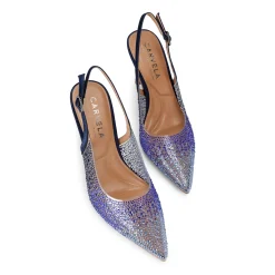 Best Positano Embellished Slingback Pumps Women Heels