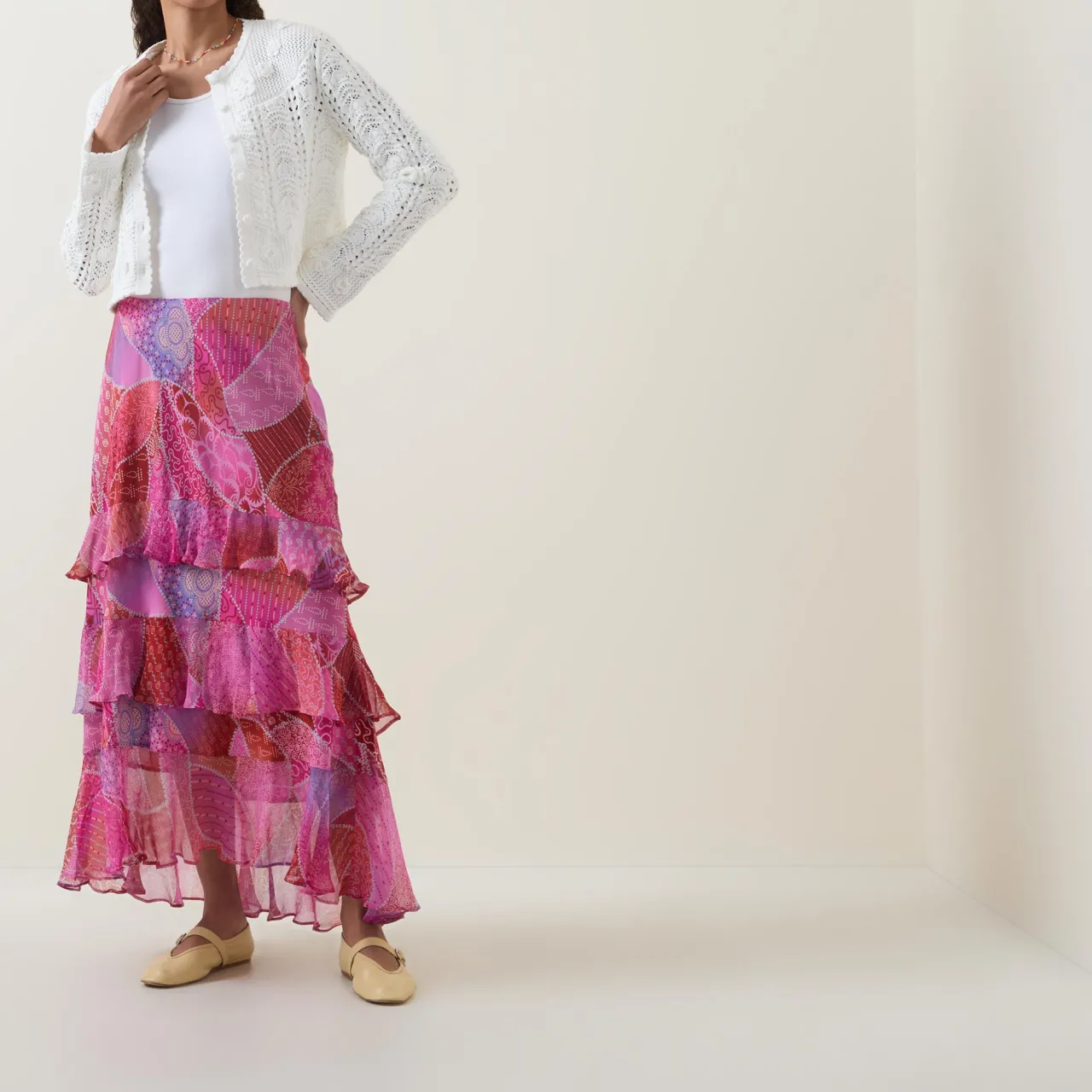 Discount Preslee Ibiza Night Sunset Skirt Women Skirts
