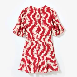 Online Printed Flared Mini Dress Women Dresses
