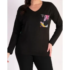 Best Printed Long-Sleeved Top Women Tops