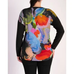 Best Printed Long-Sleeved Top Women Tops