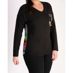 Best Printed Long-Sleeved Top Women Tops