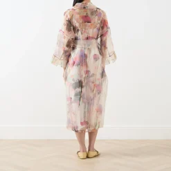 Sale Privet Floral Wrap Dress Women Dresses