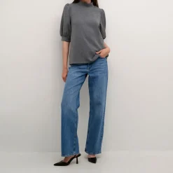 Outlet Puff Turtleneck Blouse Women Sweaters & Cardigans