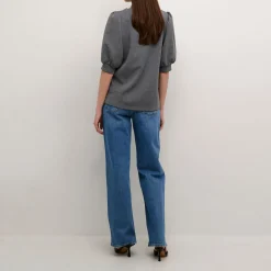 Outlet Puff Turtleneck Blouse Women Sweaters & Cardigans