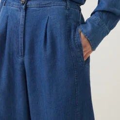 Sale Punna Denim Barrel Leg Trousers Women Trousers & Shorts