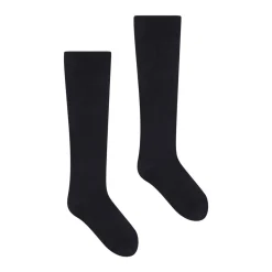 Pure Energy Knee High Socks Black Women Hosiery