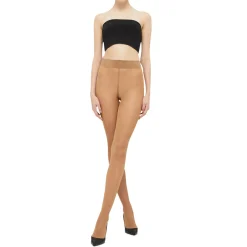 New Pure Shimmer Concealer Tights Caramel Women Hosiery
