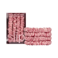 Pure Silk Skinny Scrunchies - Rose Women Hair Accessories