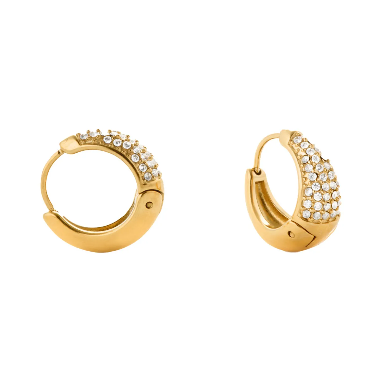 Clearance Pure Sparkle Huggie Hoop Earrings Women Earrings