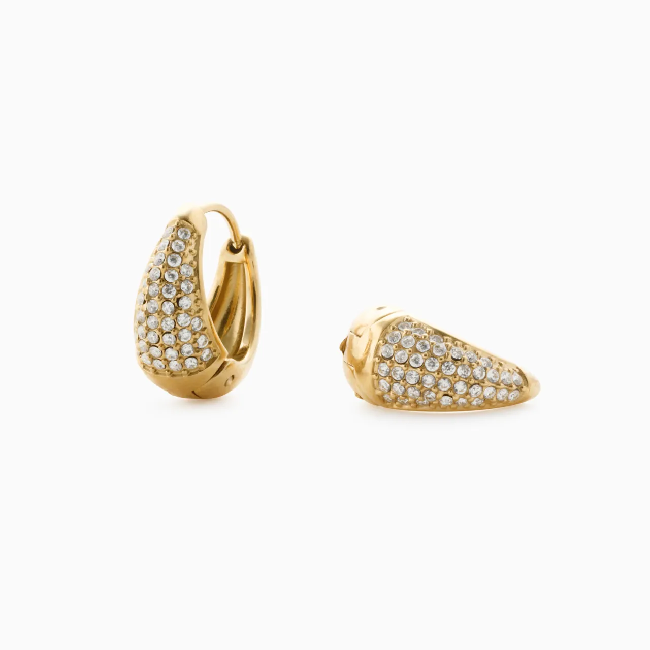 Clearance Pure Sparkle Huggie Hoop Earrings Women Earrings