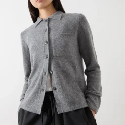 New Quero Polo Cardigan Women Sweaters & Cardigans