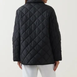 Best Quilted Corduroy-Trim Jacket Women Coats & Jackets