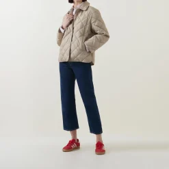 Sale Quilted Snap-Button Jacket Women Coats & Jackets
